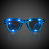 Blue LED Retro Sunglasses